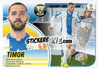 Sticker Timor (10) - Liga Spagnola 2016-2017 n. 381 - Colecciones ESTE