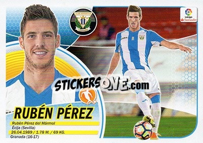 Sticker Rubén Pérez (11) - Liga Spagnola 2016-2017 n. 382 - Colecciones ESTE