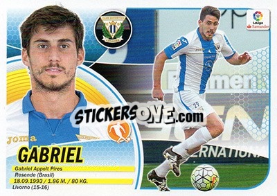 Sticker Gabriel (12) - Liga Spagnola 2016-2017 - Colecciones ESTE