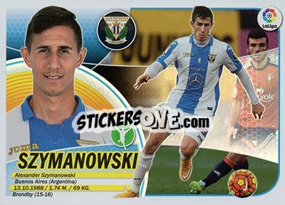 Cromo Szymanowski (16) - Liga Spagnola 2016-2017 n. 387 - Colecciones ESTE