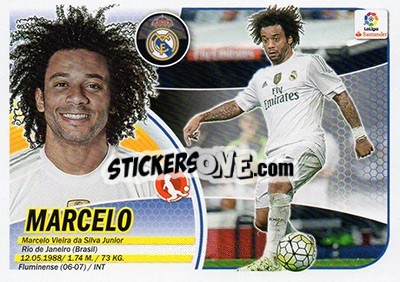 Sticker Marcelo (7) - Liga Spagnola 2016-2017 n. 409 - Colecciones ESTE