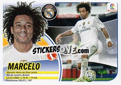 Cromo Marcelo (7) - Liga Spagnola 2016-2017 - Colecciones ESTE