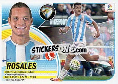 Sticker Rosales (3) - Liga Spagnola 2016-2017 n. 433 - Colecciones ESTE
