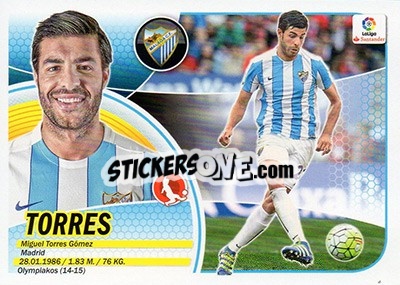 Sticker Miguel Torres (7A) - Liga Spagnola 2016-2017 - Colecciones ESTE
