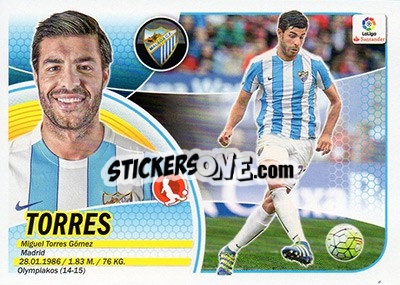 Figurina Miguel Torres (7A) - Liga Spagnola 2016-2017 - Colecciones ESTE