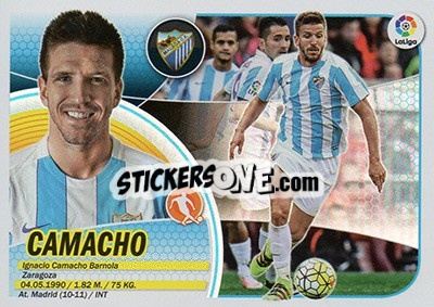 Sticker Camacho (8) - Liga Spagnola 2016-2017 - Colecciones ESTE