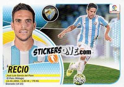Sticker Recio (9) - Liga Spagnola 2016-2017 - Colecciones ESTE