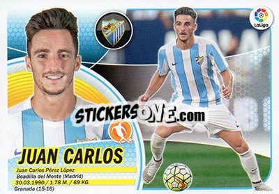 Sticker Juan Carlos (10) - Liga Spagnola 2016-2017 n. 441 - Colecciones ESTE