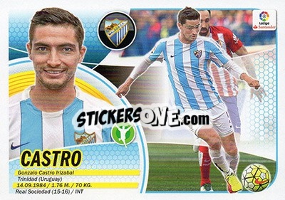 Cromo Castro (14) - Liga Spagnola 2016-2017 - Colecciones ESTE