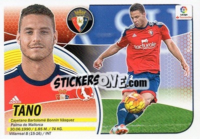 Sticker Tano (4) - Liga Spagnola 2016-2017 n. 464 - Colecciones ESTE