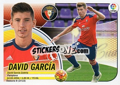Cromo David García (6) - Liga Spagnola 2016-2017 - Colecciones ESTE