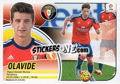 Sticker Olavide (12A) - Liga Spagnola 2016-2017 n. 472 - Colecciones ESTE