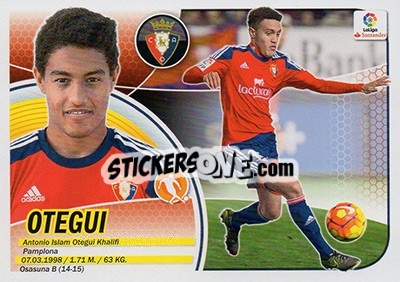 Sticker Otegui (12B) - Liga Spagnola 2016-2017 n. 473 - Colecciones ESTE