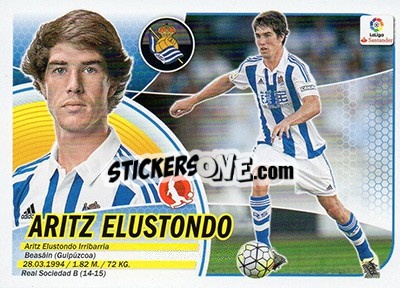 Cromo Aritz Elustondo (4) - Liga Spagnola 2016-2017 n. 495 - Colecciones ESTE