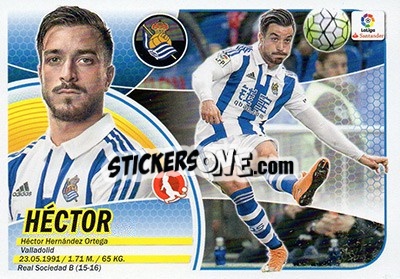 Sticker Héctor (7B) - Liga Spagnola 2016-2017 n. 499 - Colecciones ESTE