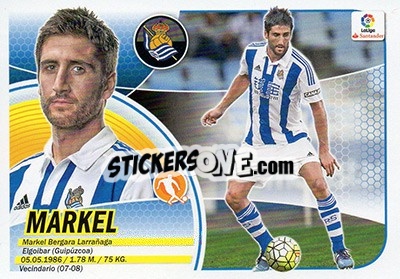 Sticker Markel (8) - Liga Spagnola 2016-2017 n. 500 - Colecciones ESTE