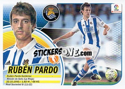 Sticker Rubén Pardo (10) - Liga Spagnola 2016-2017 - Colecciones ESTE