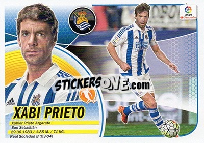 Figurina Xabi Prieto (13A) - Liga Spagnola 2016-2017 - Colecciones ESTE