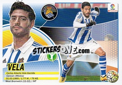 Sticker Vela (15) - Liga Spagnola 2016-2017 n. 509 - Colecciones ESTE