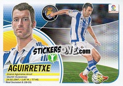 Cromo Aguirretxe (16) - Liga Spagnola 2016-2017 n. 510 - Colecciones ESTE