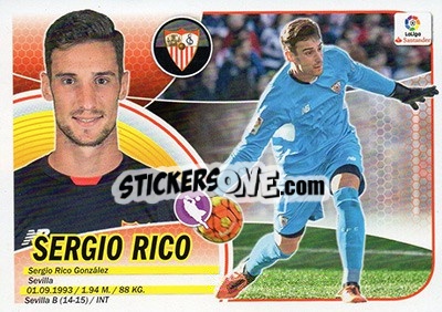 Cromo Sergio Rico (1) - Liga Spagnola 2016-2017 - Colecciones ESTE