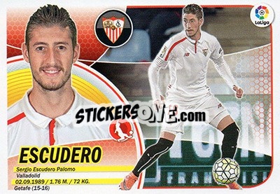 Sticker Escudero (8B) - Liga Spagnola 2016-2017 n. 529 - Colecciones ESTE