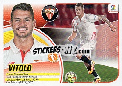 Sticker Vitolo (13) - Liga Spagnola 2016-2017 - Colecciones ESTE
