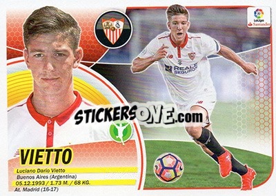 Sticker Vietto (15 BIS) - Liga Spagnola 2016-2017 - Colecciones ESTE
