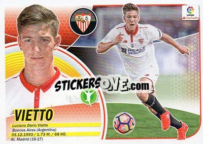 Sticker Vietto (15 BIS) - Liga Spagnola 2016-2017 n. 541 - Colecciones ESTE