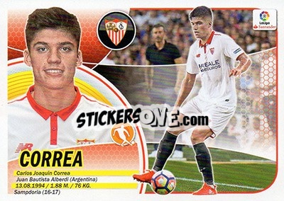 Sticker Correa (14BIS) - Liga Spagnola 2016-2017 n. 544 - Colecciones ESTE