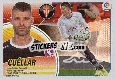 Sticker Cuéllar (1) - Liga Spagnola 2016-2017 n. 551 - Colecciones ESTE