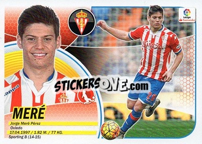 Sticker Meré (5) - Liga Spagnola 2016-2017 n. 555 - Colecciones ESTE