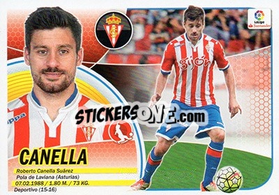 Sticker Canella (7B) - Liga Spagnola 2016-2017 - Colecciones ESTE