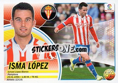 Sticker Isma López (8) - Liga Spagnola 2016-2017 n. 559 - Colecciones ESTE