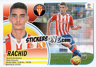 Sticker Rachid (12A) - Liga Spagnola 2016-2017 - Colecciones ESTE