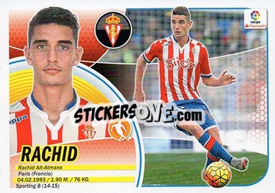 Sticker Rachid (12A) - Liga Spagnola 2016-2017 n. 563 - Colecciones ESTE