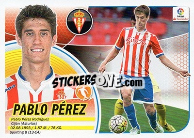 Sticker Pablo Pérez (12B) - Liga Spagnola 2016-2017 n. 564 - Colecciones ESTE