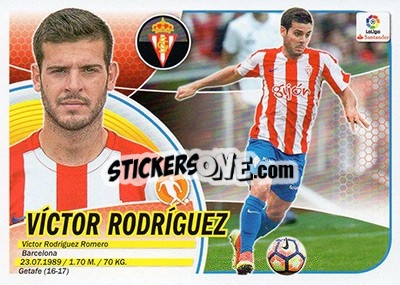 Sticker Víctor Rodríguez (14) - Liga Spagnola 2016-2017 n. 567 - Colecciones ESTE