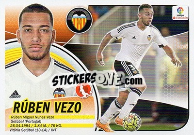 Sticker Rubén Vezo (6) - Liga Spagnola 2016-2017 - Colecciones ESTE