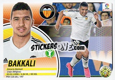 Sticker Bakkali (16) - Liga Spagnola 2016-2017 - Colecciones ESTE