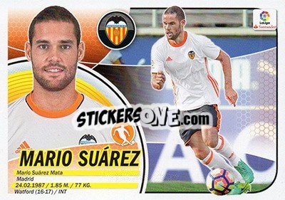 Figurina Mario Suárez (10BIS) - Liga Spagnola 2016-2017 - Colecciones ESTE