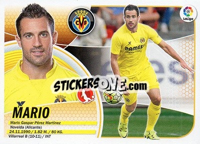 Sticker Mario (3) - Liga Spagnola 2016-2017 - Colecciones ESTE