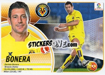 Sticker Bonera (4B) - Liga Spagnola 2016-2017 n. 615 - Colecciones ESTE