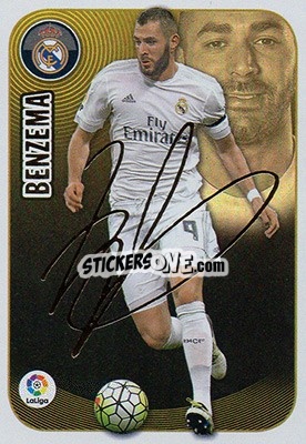 Sticker Benzema (4) - Liga Spagnola 2016-2017 n. 644 - Colecciones ESTE