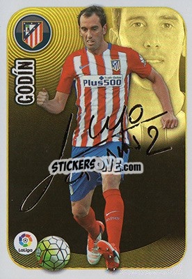 Sticker Godín (6) - Liga Spagnola 2016-2017 n. 646 - Colecciones ESTE
