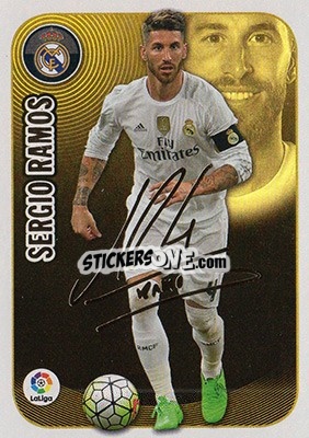 Sticker Sergio Ramos (15) - Liga Spagnola 2016-2017 - Colecciones ESTE