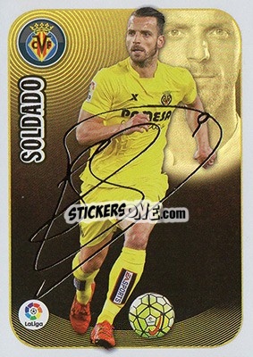 Cromo Soldado (16) - Liga Spagnola 2016-2017 n. 656 - Colecciones ESTE