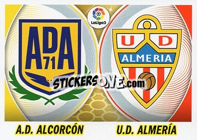 Sticker Escudos LaLiga 2 - Alcorcón / Almería (1) - Liga Spagnola 2016-2017 - Colecciones ESTE