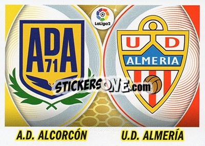 Figurina Escudos LaLiga 2 - Alcorcón / Almería (1) - Liga Spagnola 2016-2017 - Colecciones ESTE