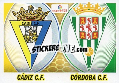 Cromo Escudos LaLiga 2 - Cádiz / Córdoba (2) - Liga Spagnola 2016-2017 - Colecciones ESTE